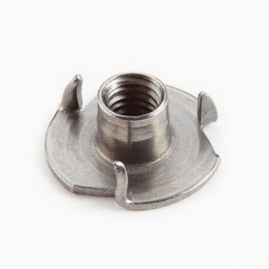 Stainless Steel A2-70 A4-80 SS201 SS304 SS316 Four Claw Nut 4 Prong Tee Nuts