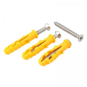 Small Yellow Croaker Plastic Expansion Bolt Stainless Steel 201 Self tapping Screw Plastic Expansion Screw