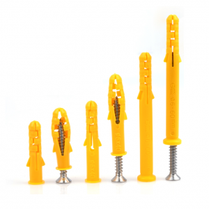 Small Yellow Croaker Plastic Expansion Bolt Stainless Steel 201 Self tapping Screw Plastic Expansion Screw