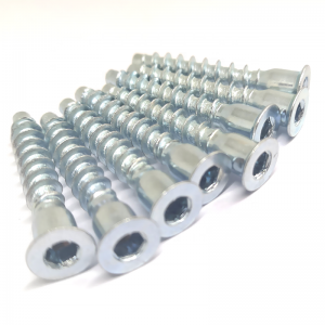 White zinc plating Countersunk cross self-tapping roller coaster silk Self tapping screw